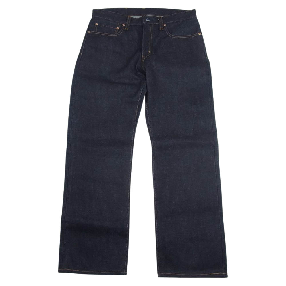 児島ジーンズ 令和 元年 10周年 23oz デニム セルビッチ ジーンズ パンツ インディゴブルー系 33【新古品】【未使用】【中古】