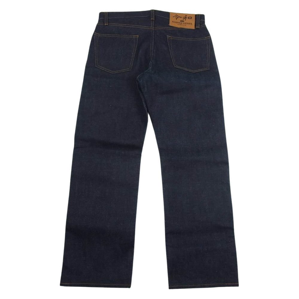 児島ジーンズ 令和 元年 10周年 23oz デニム セルビッチ ジーンズ パンツ インディゴブルー系 33【新古品】【未使用】【中古】