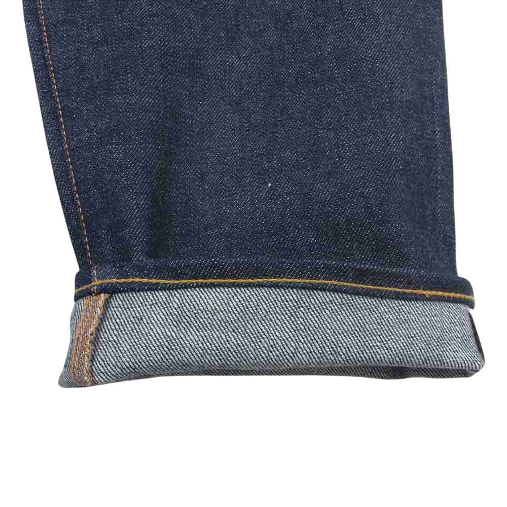 EVISU エヴィス 2000T くまモン 刺繍マーク エヴィス ジーンズ KUMAMON EMB テーパード フィット セルビッチ 赤耳 デニム パンツ インディゴブルー系 36×32【新古品】【未使用】【中古】