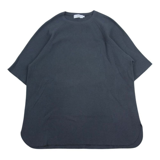 GRAPHPAPER グラフペーパー GM201-70134B Waffle S/S Tee ワッフル 半袖 Tシャツ グレー系 ２【中古】