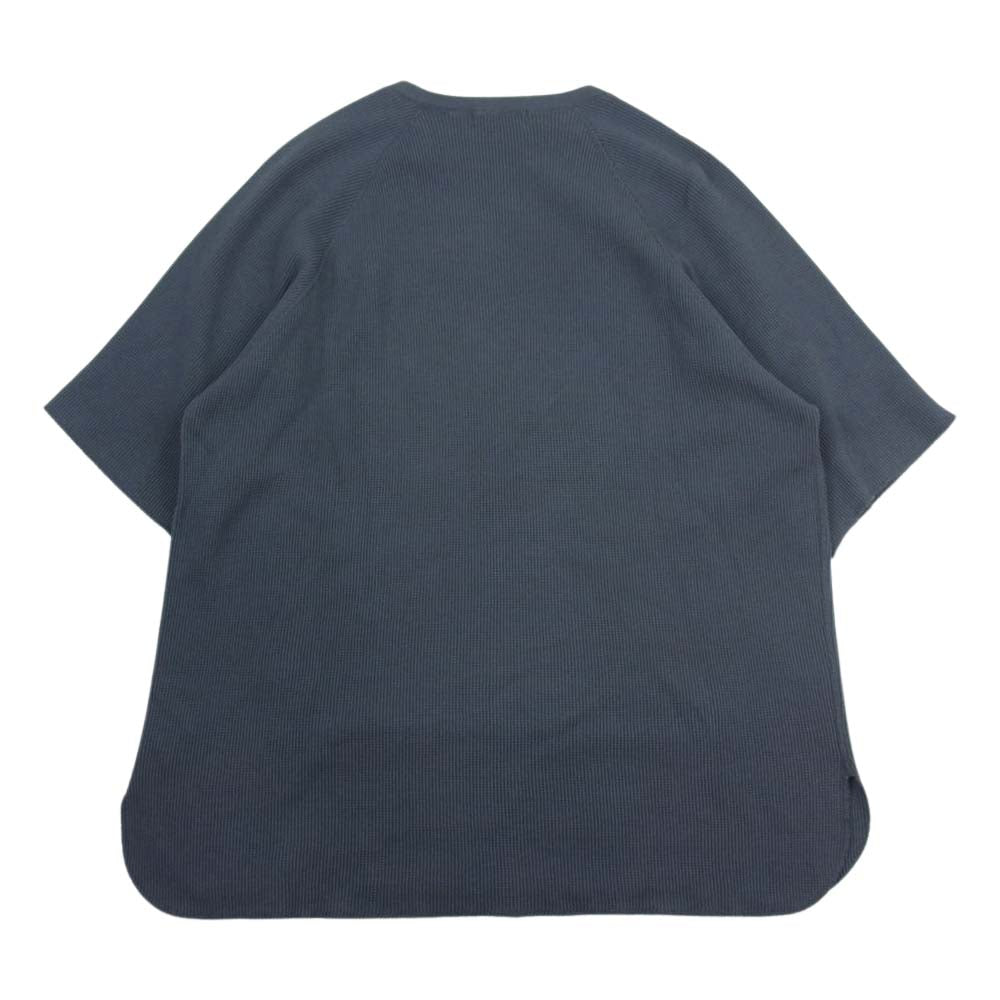 GRAPHPAPER グラフペーパー GM201-70134B Waffle S/S Tee ワッフル 半袖 Tシャツ グレー系 ２【中古】