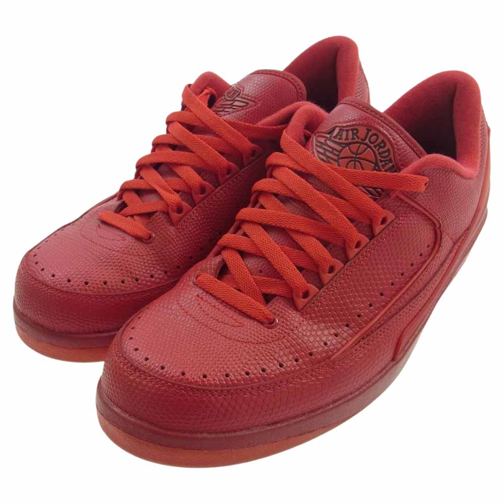 NIKE ナイキ 832819-606 AIR JORDAN 2 RETRO LOW エアジョーダン レトロ ロー スニーカー レッド系 28cm【中古】