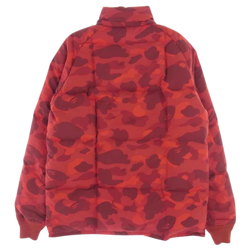 A BATHING APE アベイシングエイプ 001HJA801013X カモフラ 迷彩 ダウン ジャケット マルチカラー系 M【中古】