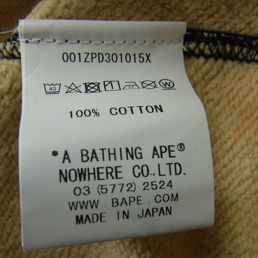 A BATHING APE アベイシングエイプ 001ZPD301015X tiger full zip hoodie a bathing ape bape カモフラ タイガー ジャーク フルジップ パーカー マルチカラー系 M【中古】