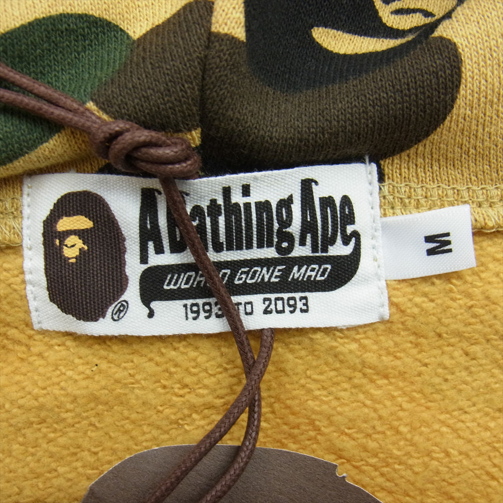 A BATHING APE アベイシングエイプ 001ZPC201018X SHARK FULL ZIP HOODIE カモフラ サルカモ シャーク フル ジップ パーカー  マルチカラー系 M【中古】