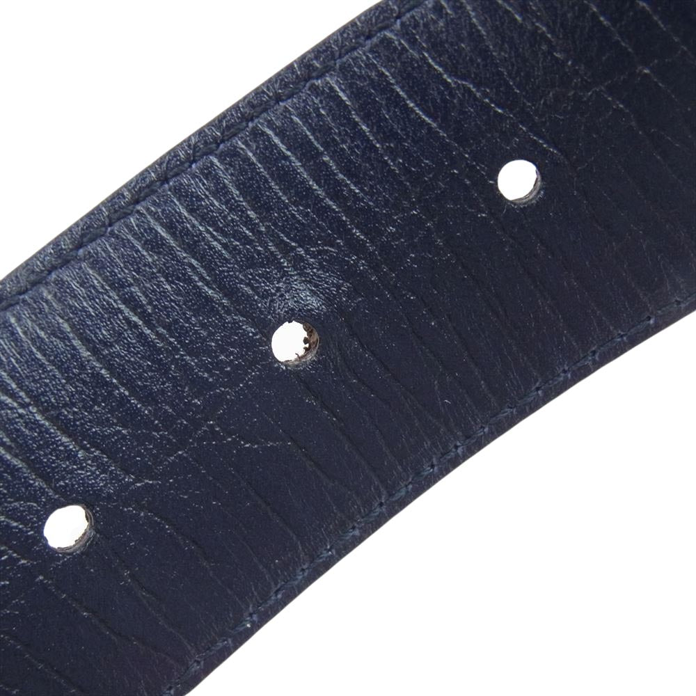 GUCCI グッチ 411924 GGスプリーム キャンバス インターロッキングG バックル ベルト ベージュ系【中古】