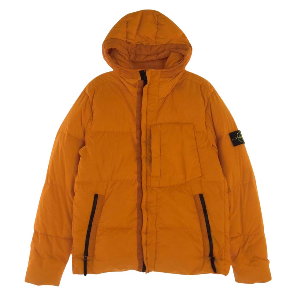 STONE ISLAND ストーンアイランド 671540223 ガーメントダイ ダウン ジャケット  オレンジ系【中古】