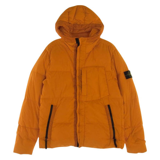 STONE ISLAND ストーンアイランド 671540223 ガーメントダイ ダウン ジャケット  オレンジ系【中古】