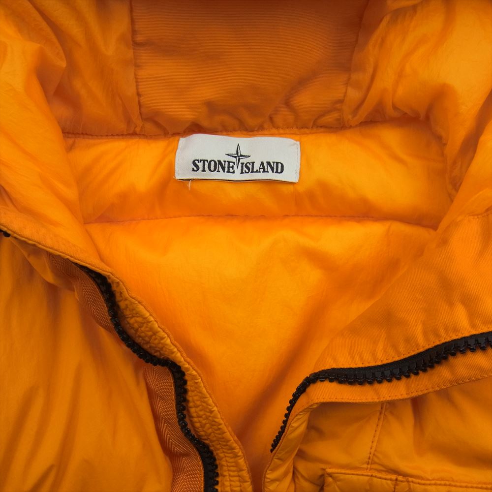 STONE ISLAND ストーンアイランド 671540223 ガーメントダイ ダウン ジャケット  オレンジ系【中古】
