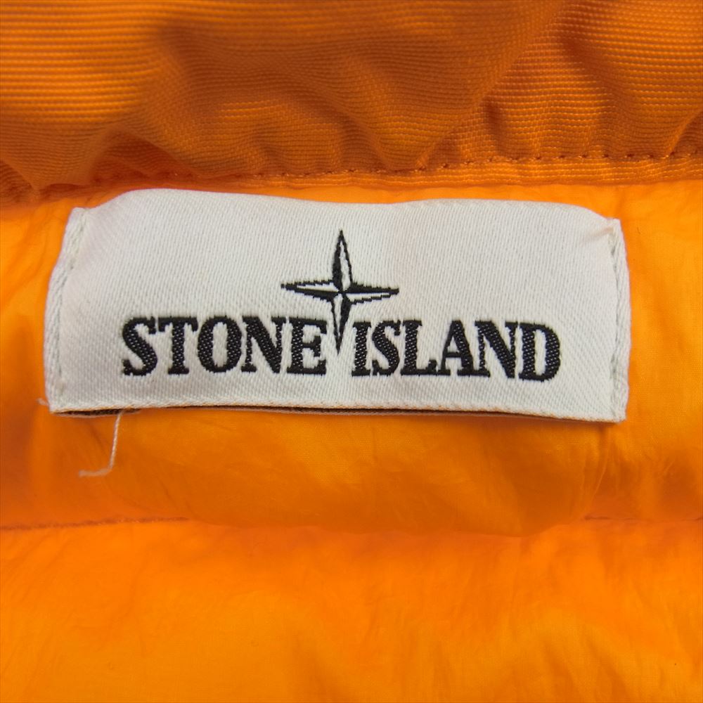 STONE ISLAND ストーンアイランド 671540223 ガーメントダイ ダウン ジャケット  オレンジ系【中古】