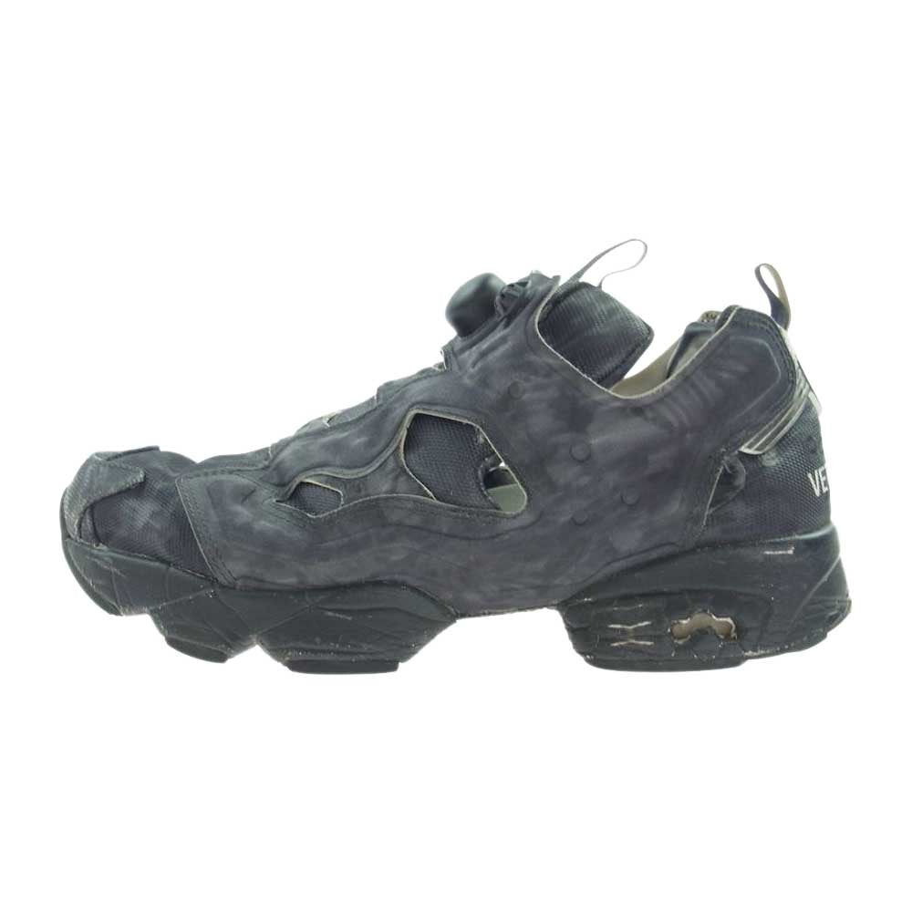 VETEMENTS ヴェトモン 17AW CN2260 × Reebok INSTAPUMP FURY リーボック インスタ ポンプフューリー スニーカー グレー系 27cm【中古】