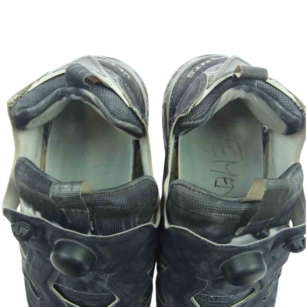 VETEMENTS ヴェトモン 17AW CN2260 × Reebok INSTAPUMP FURY リーボック インスタ ポンプフューリー スニーカー グレー系 27cm【中古】