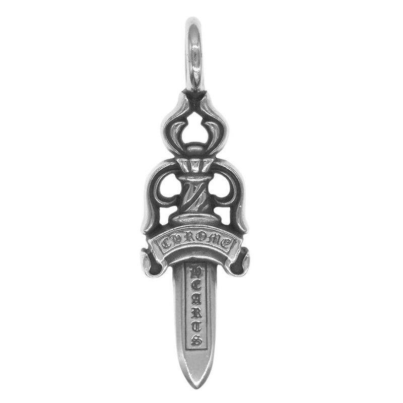 CHROME HEARTS クロムハーツ（原本無） DOUBLE DAGGER ダブルダガー ペンダント シルバー系【中古】