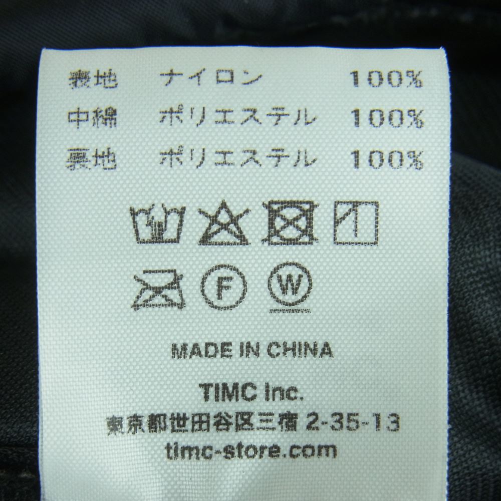 東京インディアンズ バックロゴ刺繍 エンブロイダリー ダウン ベスト 中国製 ブラック系 L【中古】