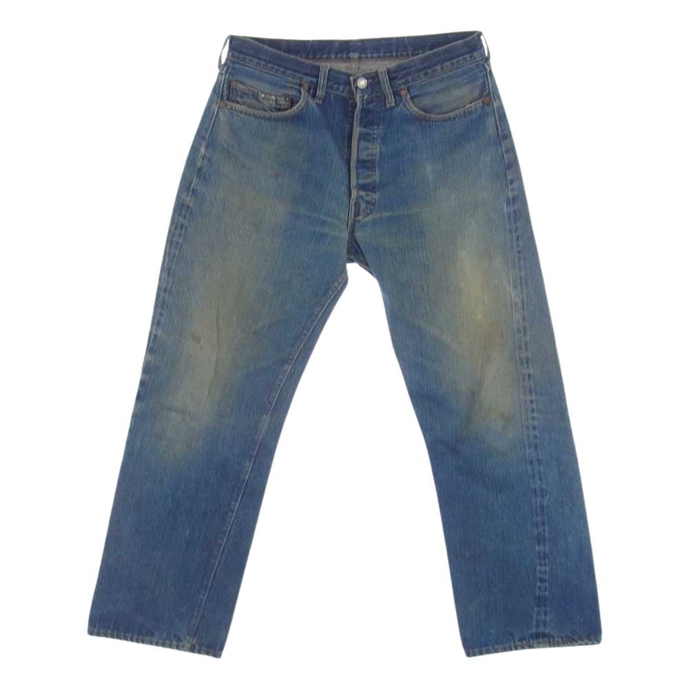 Levi's リーバイス ヴィンテージ オリジナル 501 66ビッグE ボタン裏16 前股ズレカン スレキスタンプ  インディゴブルー系【中古】
