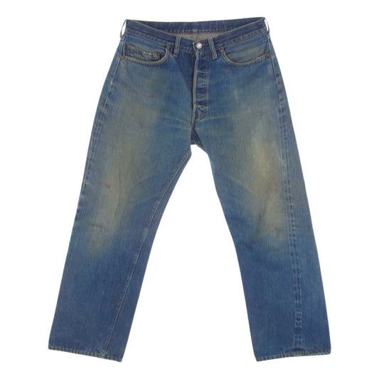 Levi's リーバイス ヴィンテージ オリジナル 501 66ビッグE ボタン裏16 前股ズレカン スレキスタンプ  インディゴブルー系【中古】