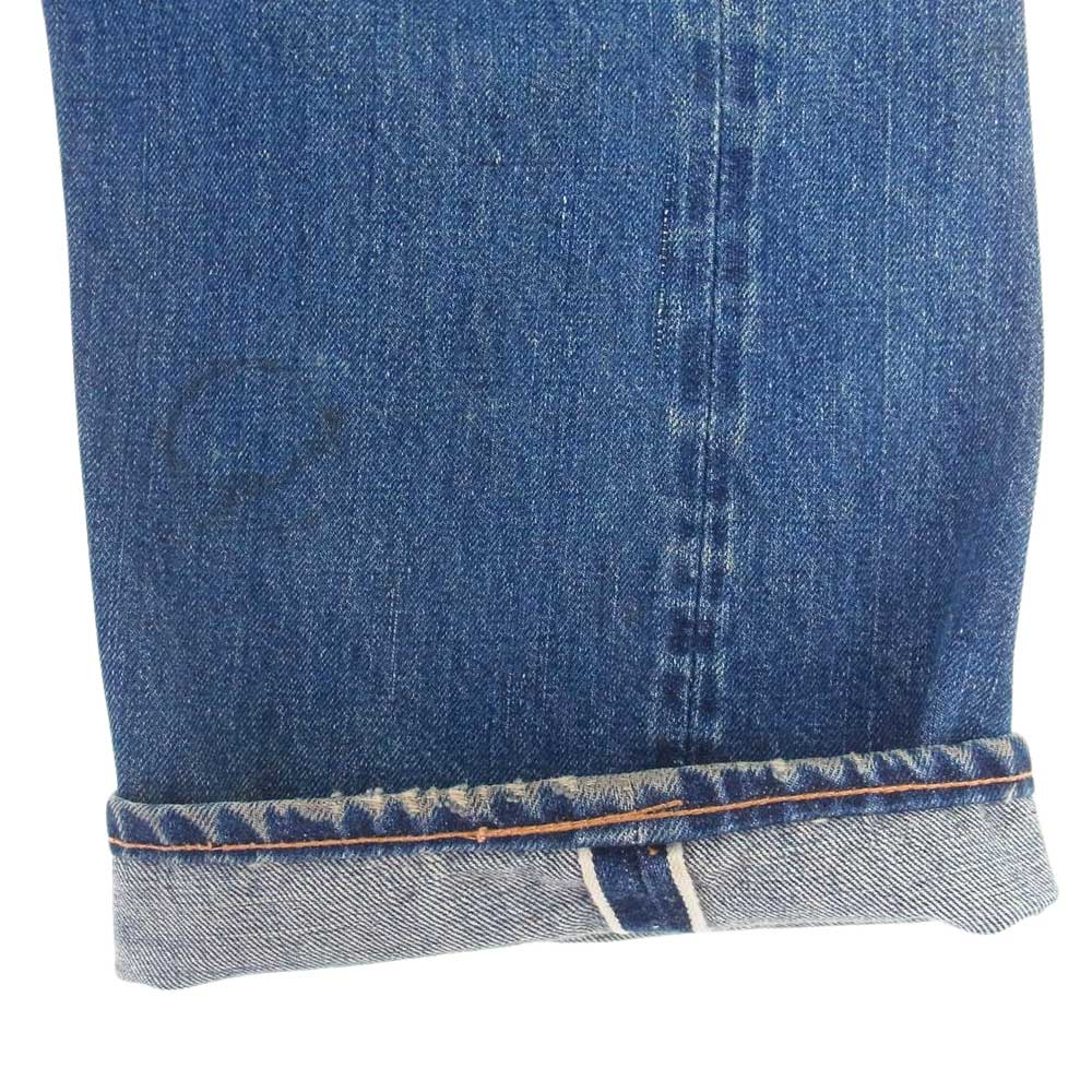 Levi's リーバイス ヴィンテージ オリジナル 501 66ビッグE ボタン裏16 前股ズレカン スレキスタンプ  インディゴブルー系【中古】