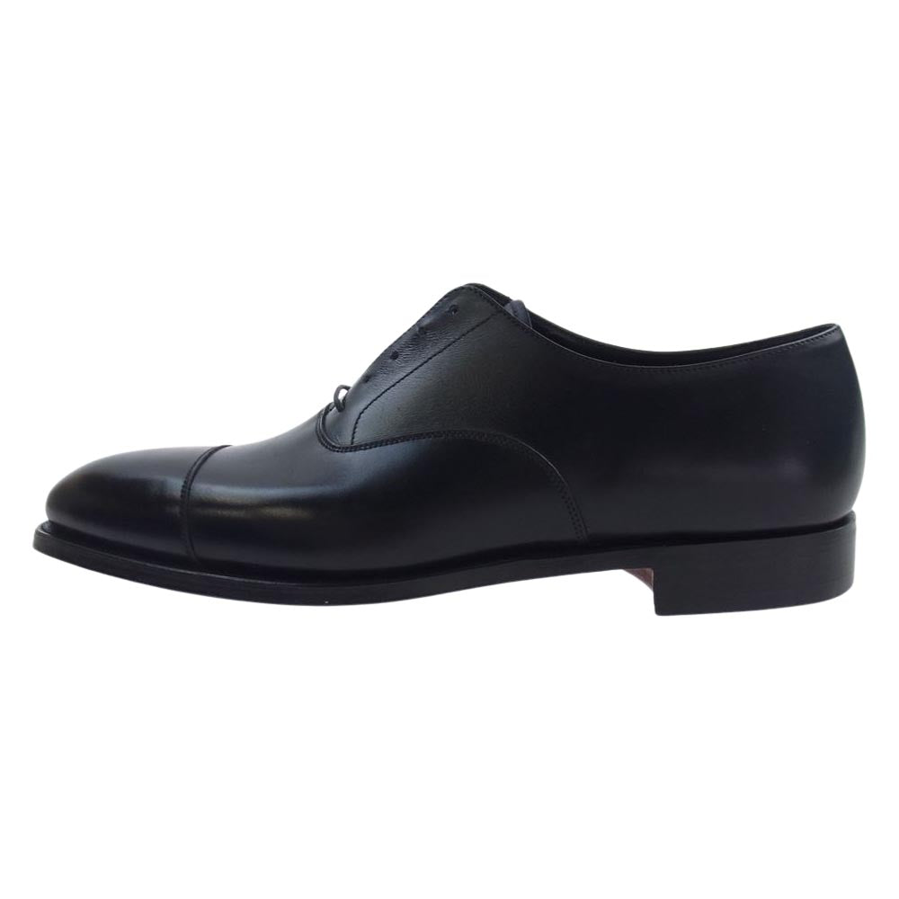 CROCKETT&JONES クロケットアンドジョーンズ KENT 347LAST ケント ブラックカーフ ストレートチップ レザー シューズ ブラック系 10E【新古品】【未使用】【中古】