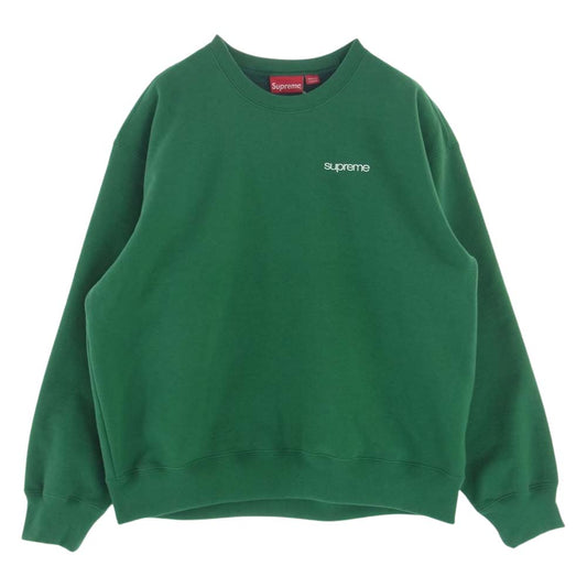 Supreme シュプリーム 23AW Nyc Crewneck ニューヨーク クルーネック スウェット トレーナー グリーン系【新古品】【未使用】【中古】