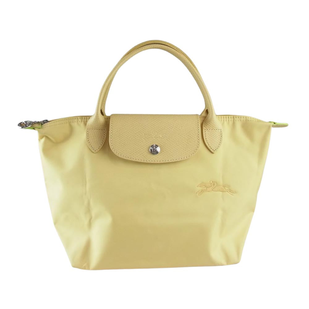 Longchamp ロンシャン ルプリアージュ Sサイズ トート バッグ イエロー系【中古】