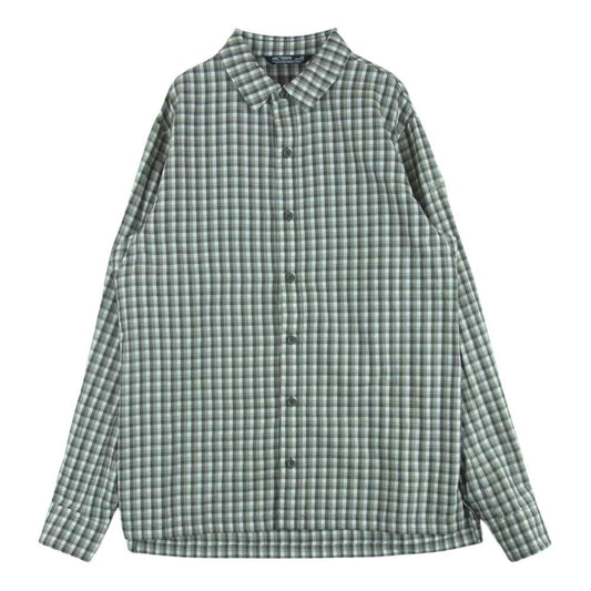 ARC'TERYX アークテリクス CAMBRION SHIRT LS キャンブリオン チェック 長袖 シャツ グレイッシュブラウン系 S【中古】