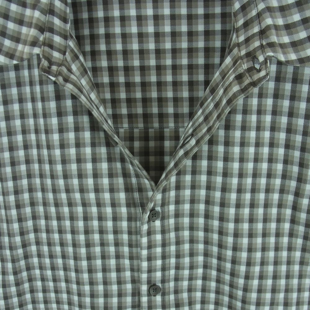 ARC'TERYX アークテリクス CAMBRION SHIRT LS キャンブリオン チェック 長袖 シャツ グレイッシュブラウン系 S【中古】