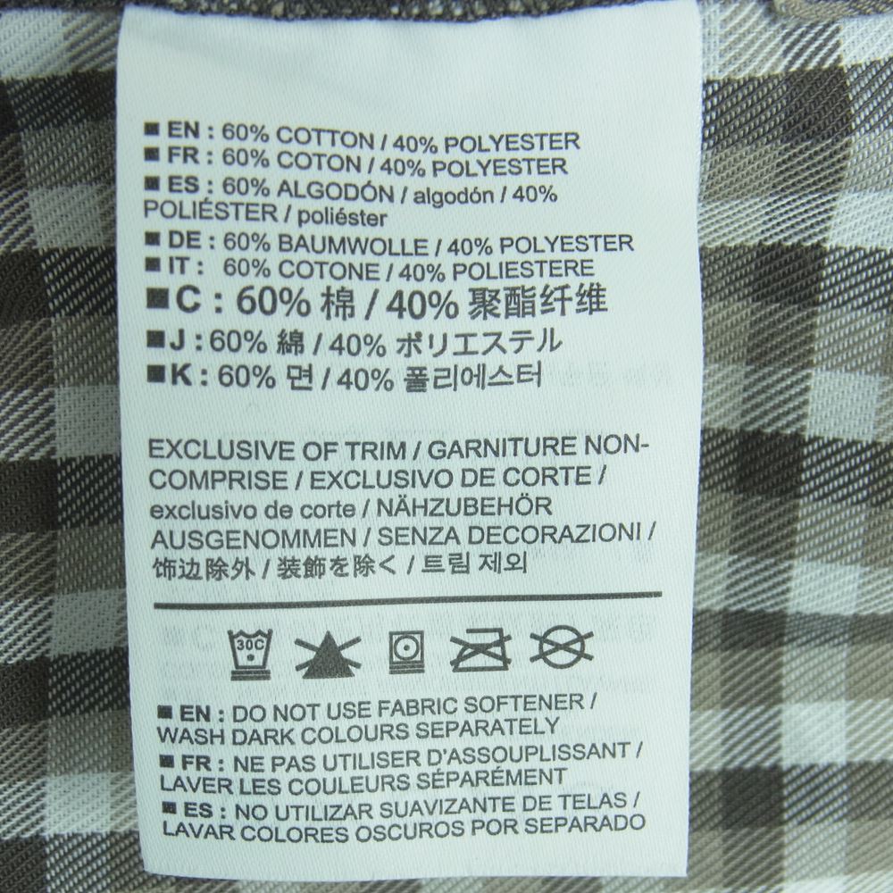 ARC'TERYX アークテリクス CAMBRION SHIRT LS キャンブリオン チェック 長袖 シャツ グレイッシュブラウン系 S【中古】