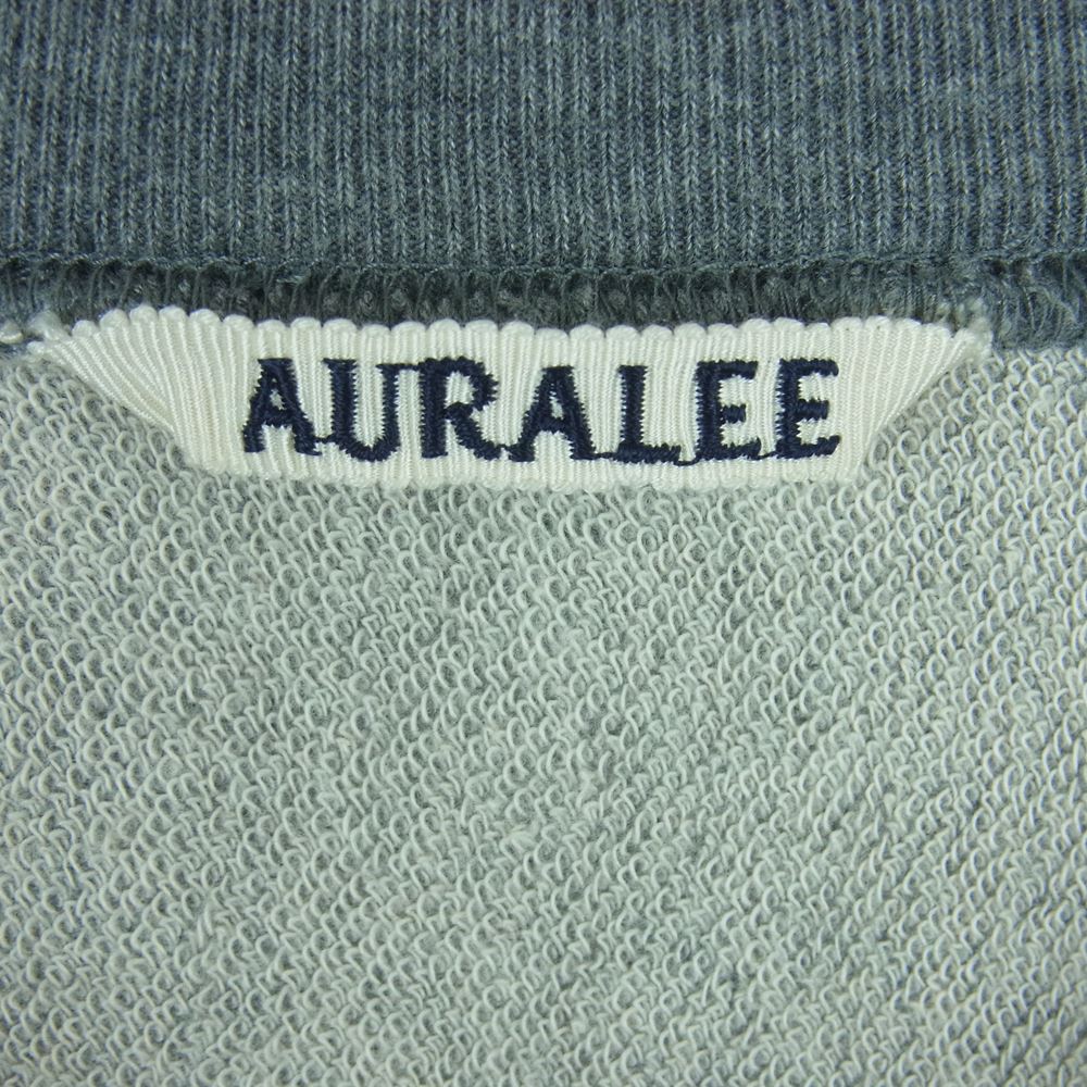 AURALEE オーラリー 23SS A23SP02SM SUPER MILLED SWEAT P/O スーパーマイルド クルーネック スウェット プルオーバー トレーナー グレー系 3【中古】