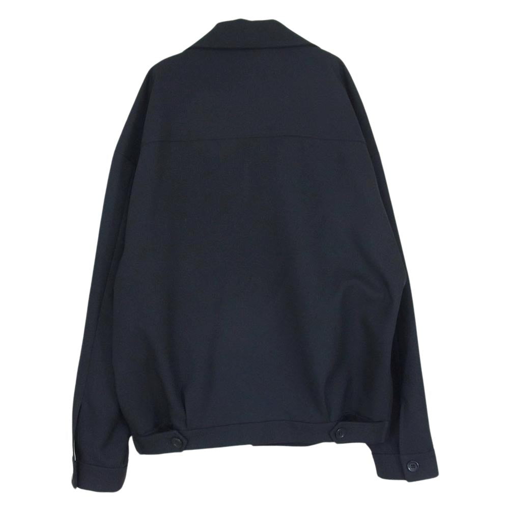 ストックホルム サーフボード クラブ ロンハーマン取扱い Boxy Twill Jacket ロゴパッチ ボクシー ツイル ジャケット ブラック系 46【中古】