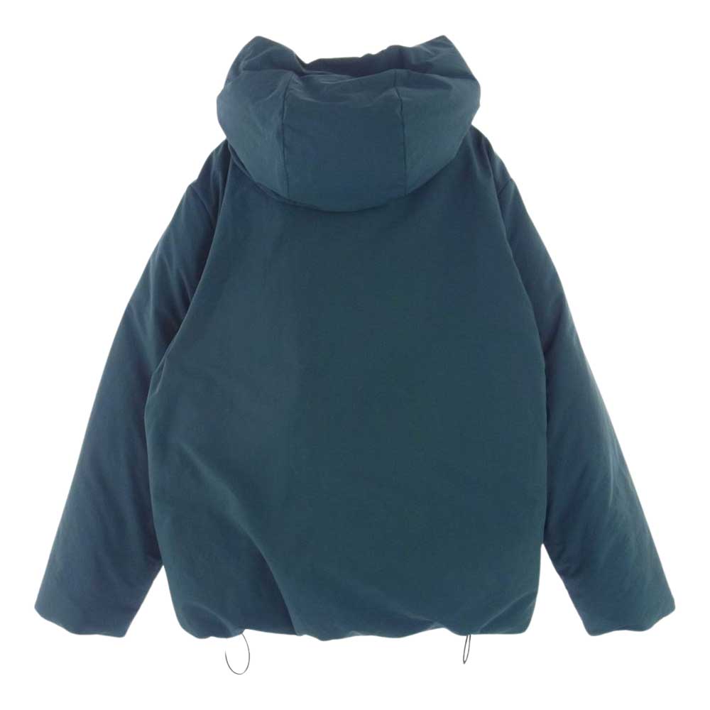 JIL SANDER ジルサンダー 22AW J47AF0004 J70008 DOWN JACKET 06 ダブルジップ フーデッドパデッドジャケット グリーン系 S【美品】【中古】