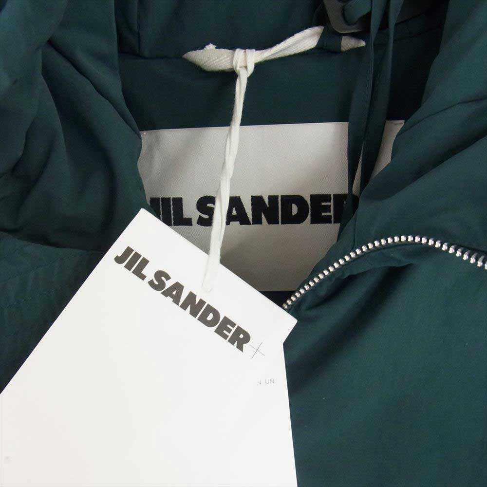JIL SANDER ジルサンダー 22AW J47AF0004 J70008 DOWN JACKET 06 ダブルジップ フーデッドパデッドジャケット グリーン系 S【美品】【中古】