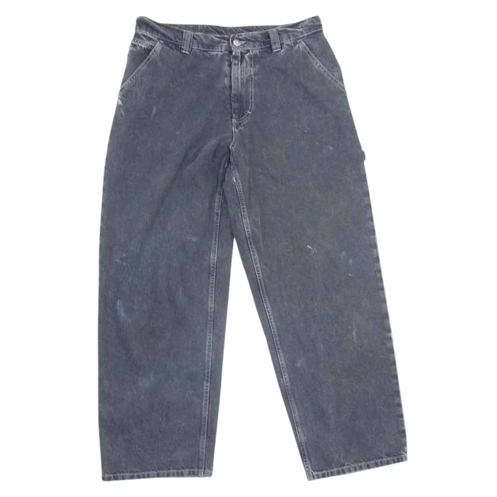 MAISON MARGIELA メゾンマルジェラ 23AW S50LA0204 ペイント加工 オーバーサイズ デニムパンツ ブラック系 30【中古】