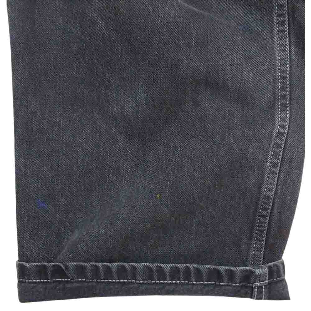MAISON MARGIELA メゾンマルジェラ 23AW S50LA0204 ペイント加工 オーバーサイズ デニムパンツ ブラック系 30【中古】
