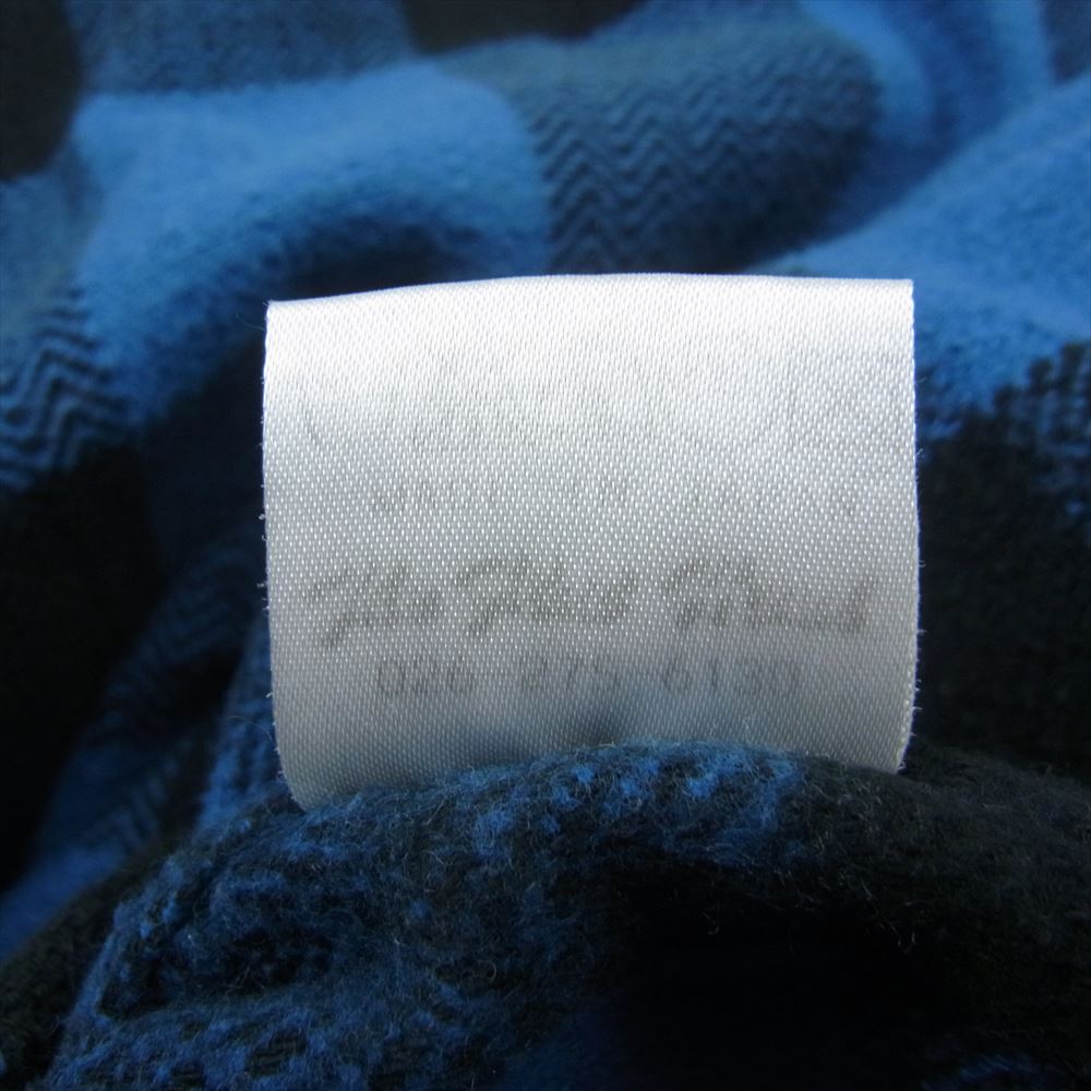 THE FLAT HEAD ザフラットヘッド ヘビーネル チェック ウエスタン シャツ ブルー系 ブラック系 38【中古】