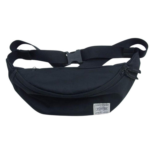 PORTER ポーター MOUSSE WAISTBAG S ムース ウエスト バッグ ショルダー ブラック系【中古】