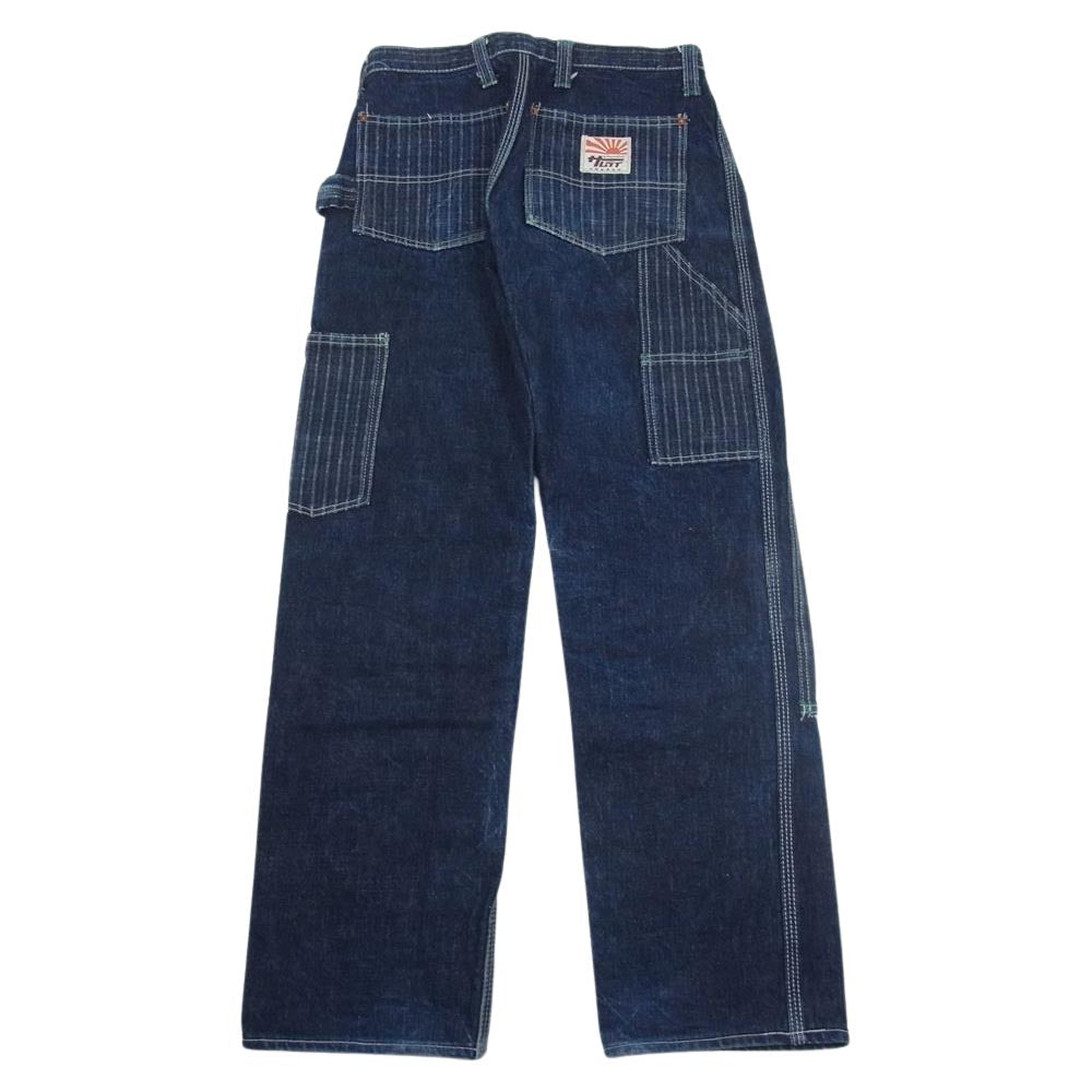 サムライジーンズ ダブルニー ワーク パンツ インディゴブルー系 28【中古】