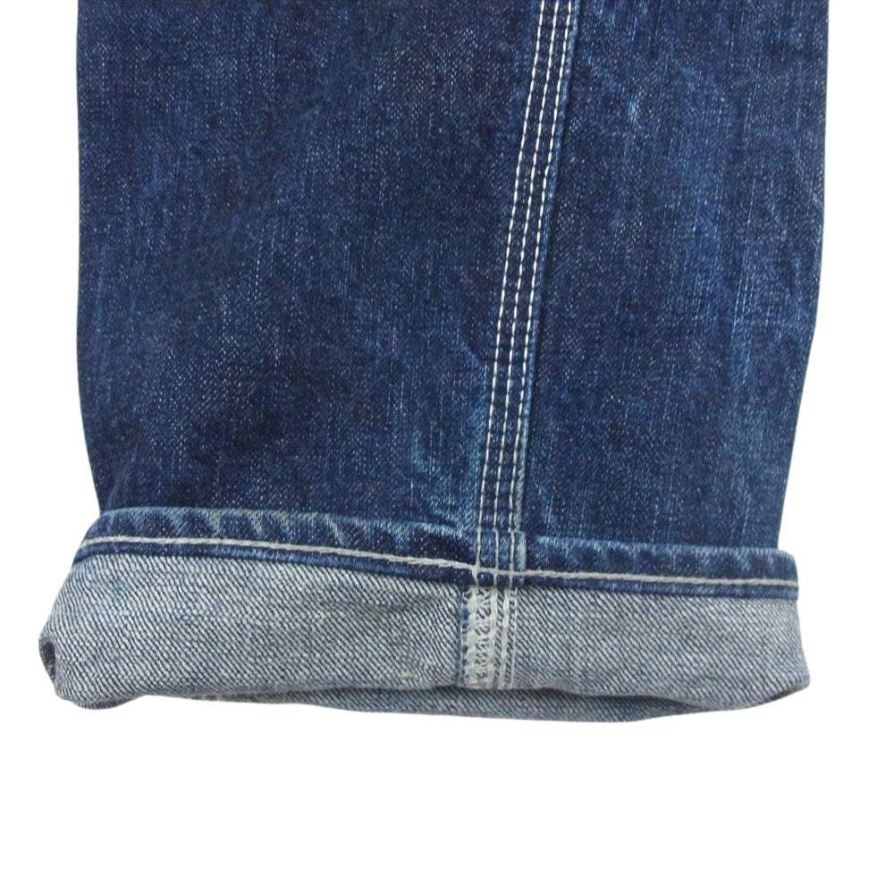 サムライジーンズ ダブルニー ワーク パンツ インディゴブルー系 28【中古】