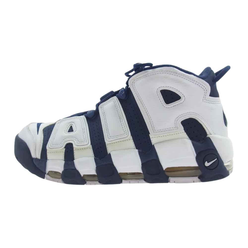 NIKE ナイキ 414962 104 AIR MORE UPTEMPO エア モア アップテンポ スニーカー オリンピック スニーカー ホワイト系 ネイビー系 27cm【中古】
