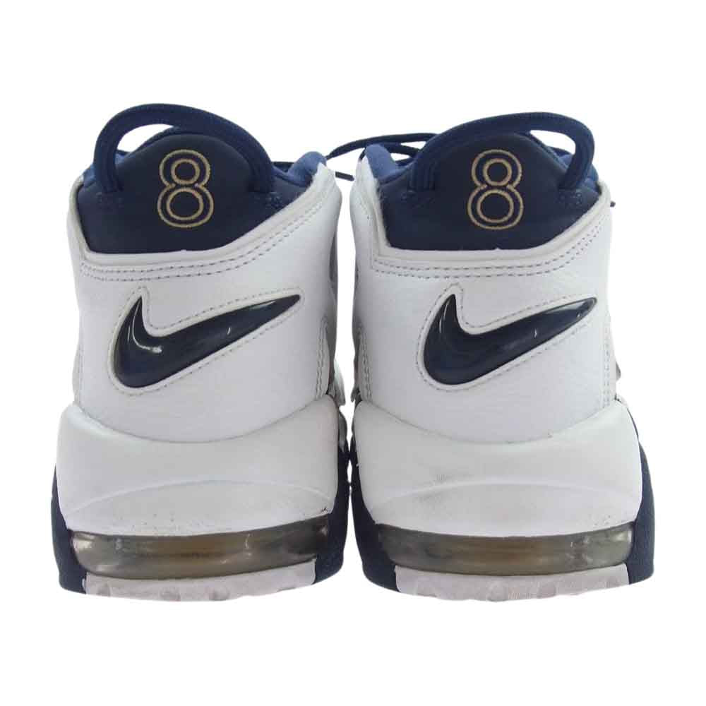 NIKE ナイキ 414962 104 AIR MORE UPTEMPO エア モア アップテンポ スニーカー オリンピック スニーカー ホワイト系 ネイビー系 27cm【中古】