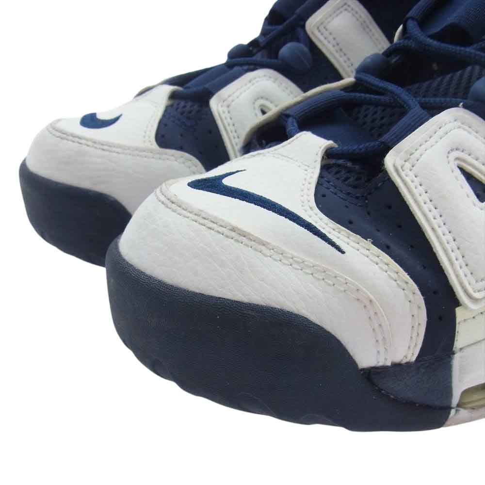 NIKE ナイキ 414962 104 AIR MORE UPTEMPO エア モア アップテンポ スニーカー オリンピック スニーカー ホワイト系 ネイビー系 27cm【中古】