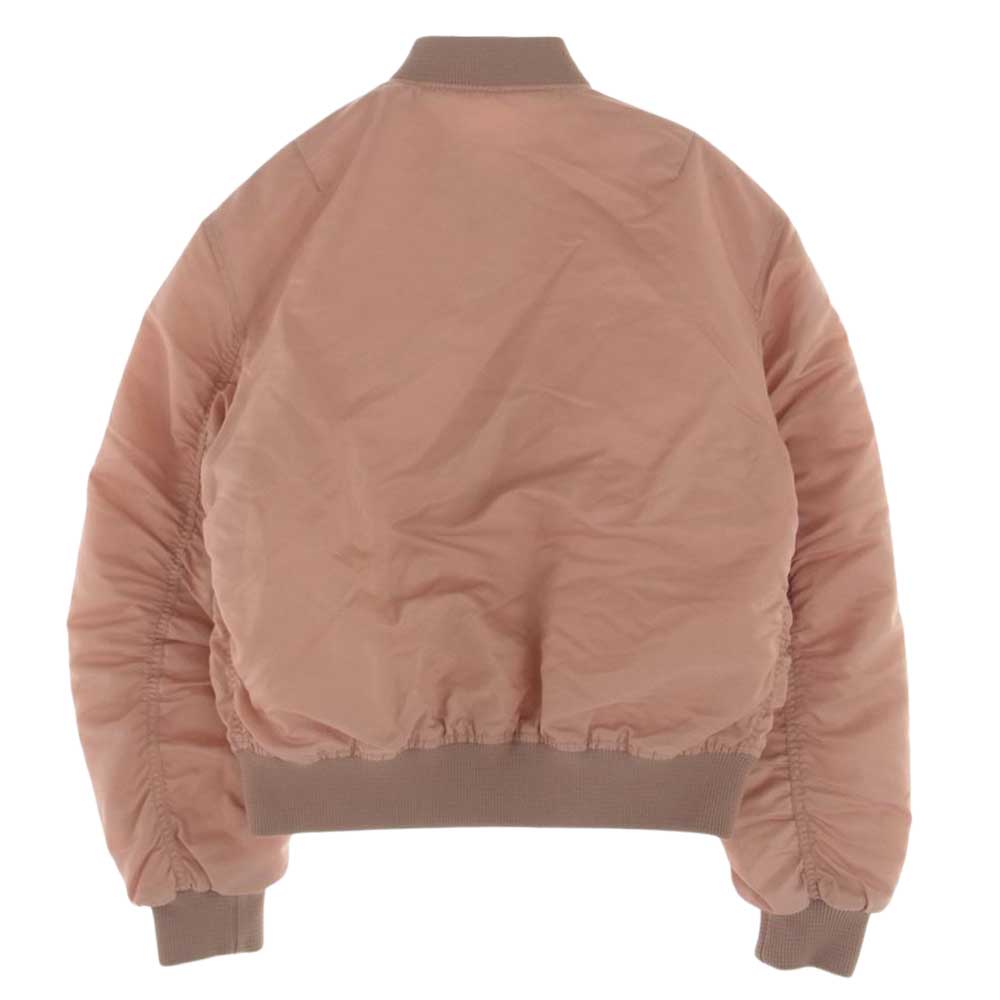 ACNE STUDIOS アクネストゥディオズ 17AW 120173 CLEA Bomber MA1 ボンバージャケット ブルゾン フライトジャケット ピンク系 36【中古】