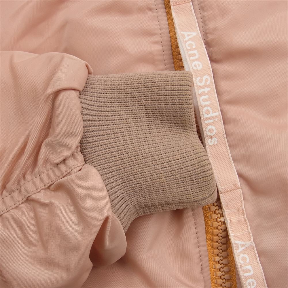 ACNE STUDIOS アクネストゥディオズ 17AW 120173 CLEA Bomber MA1 ボンバージャケット ブルゾン フライトジャケット ピンク系 36【中古】
