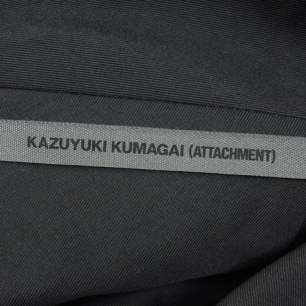 ATTACHMENT アタッチメント 18AW KB83-024  スパン ポリエステル ストレッチ ツイル ワーク ジャケット ブラック系 2【中古】