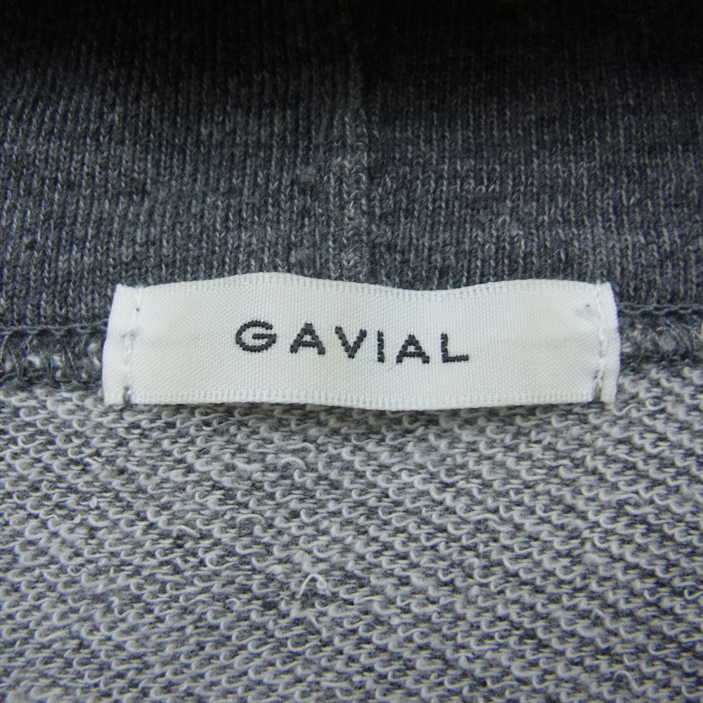GAVIAL ガヴィル GVL-14SSS-0178 刺繍 ジップ パーカー グレー系 M【中古】