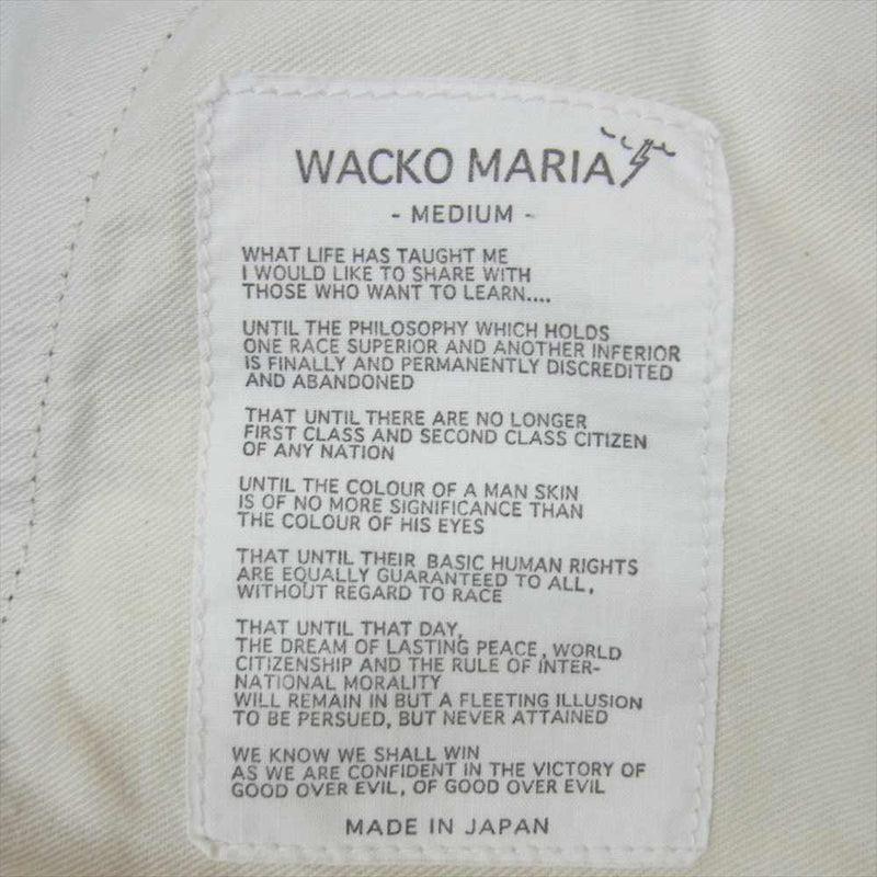 WACKO MARIA ワコマリア W.M.D.H ベイカー ハーフ パンツ カーキ系 M【中古】