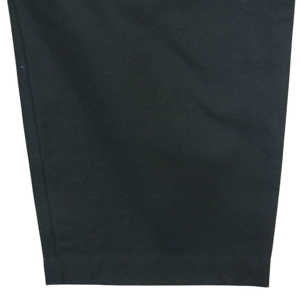 GAVIAL ガヴィル GVL-21SSB-0469 back satin taperd pants バックサテン ウエストゴム イージー テーパード パンツ ブラック系 L【中古】