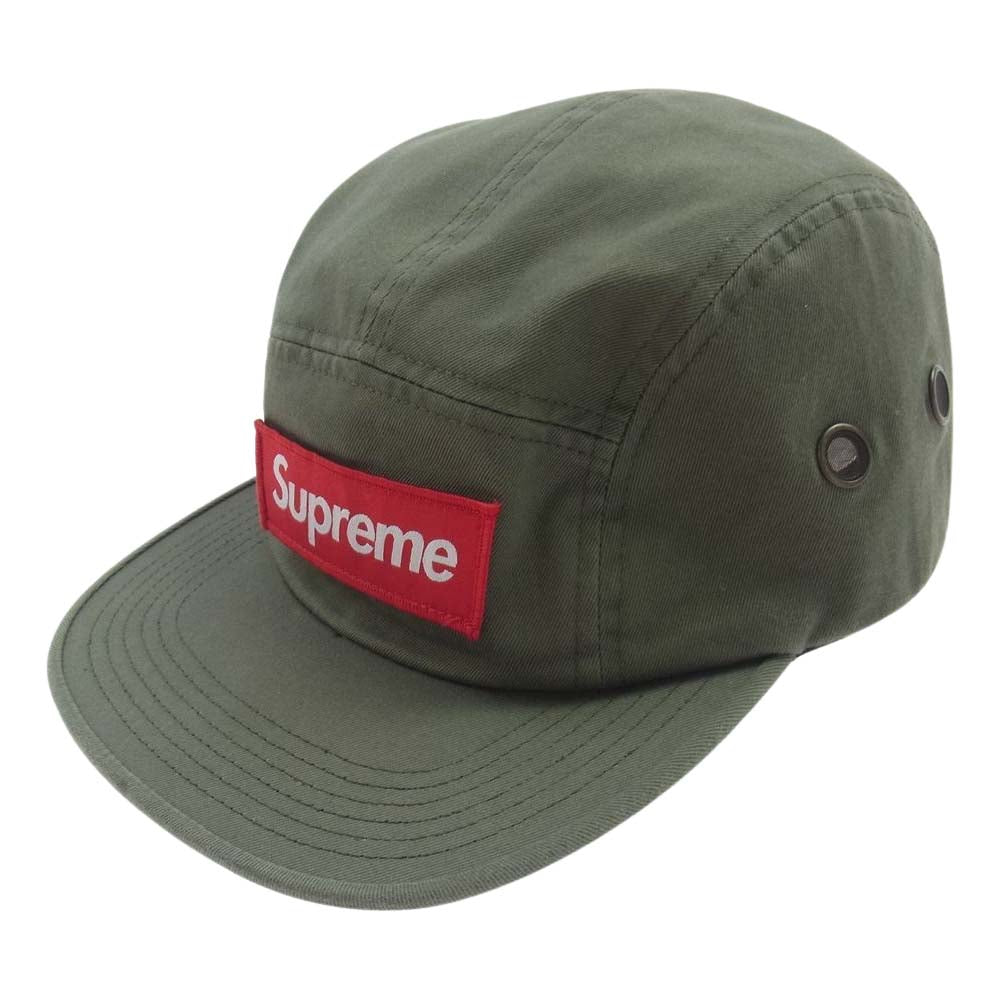 Supreme シュプリーム 16AW Camo Camp Cap ボックスロゴ キャンプ キャップ カーキ系【中古】