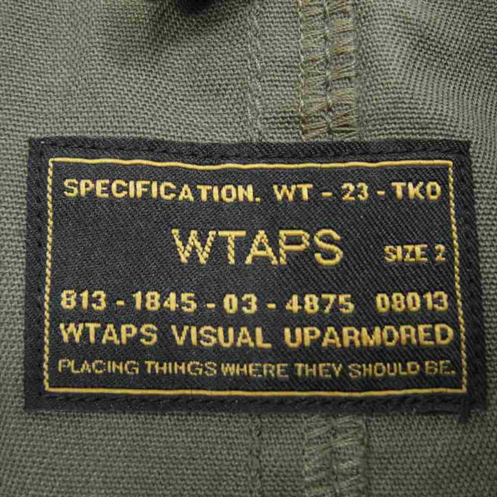 WTAPS ダブルタップス 16SS 161GWDT-SHM02 BUDS LS SHIRT バッズ ロングスリーブ シャツ カーキ系 2【中古】