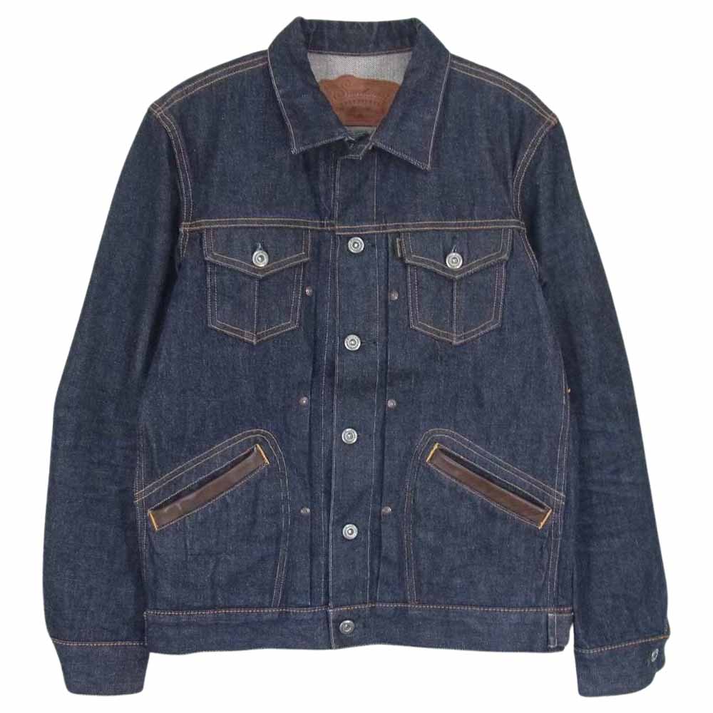 サンディニスタエクスペリエンス DESTINY デニム ジャケット インディゴブルー系 38【中古】
