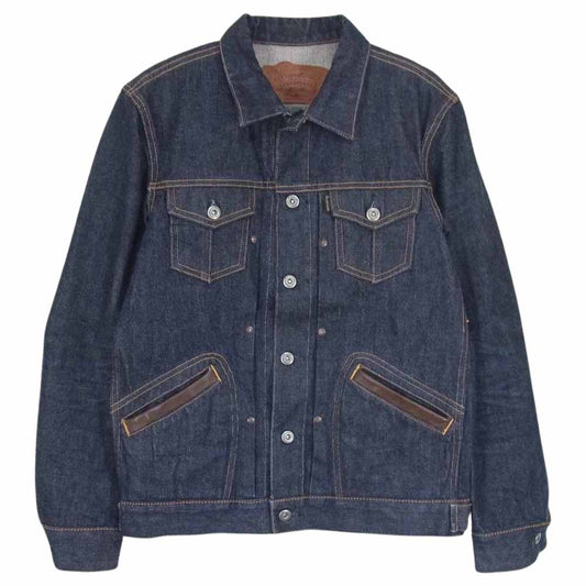 サンディニスタエクスペリエンス DESTINY デニム ジャケット インディゴブルー系 38【中古】